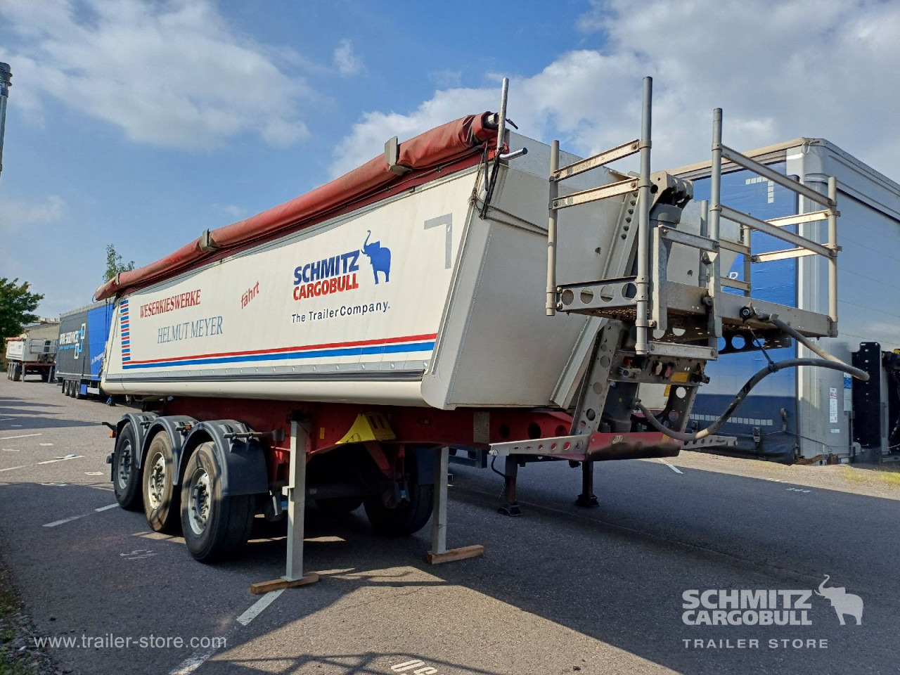 SCHMITZ Auflieger Kipper Alukastenmulde 24m³ - Tipper semi-trailer: picture 1 SCHMITZ Auflieger Kipper Alukastenmulde 24m³ - Tipper semi-trailer: picture 1