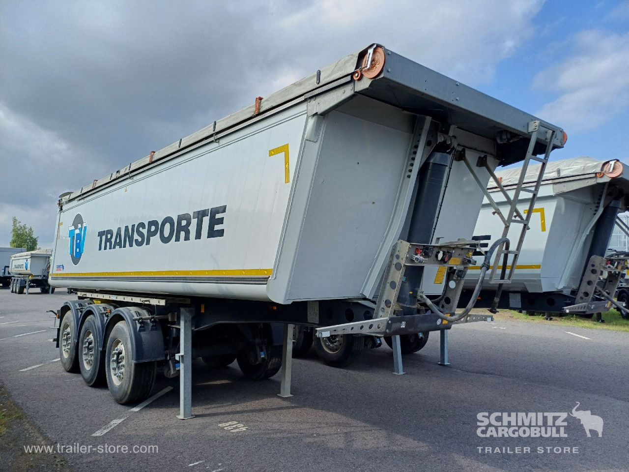 SCHMITZ Auflieger Kipper Alukastenmulde 27m³ - Tipper semi-trailer: picture 1 SCHMITZ Auflieger Kipper Alukastenmulde 27m³ - Tipper semi-trailer: picture 1