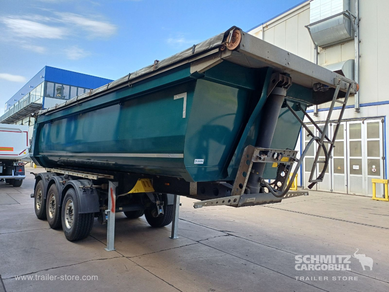 SCHMITZ Auflieger Kipper Stahlrundmulde 24m³ - Tipper semi-trailer: picture 1 SCHMITZ Auflieger Kipper Stahlrundmulde 24m³ - Tipper semi-trailer: picture 1