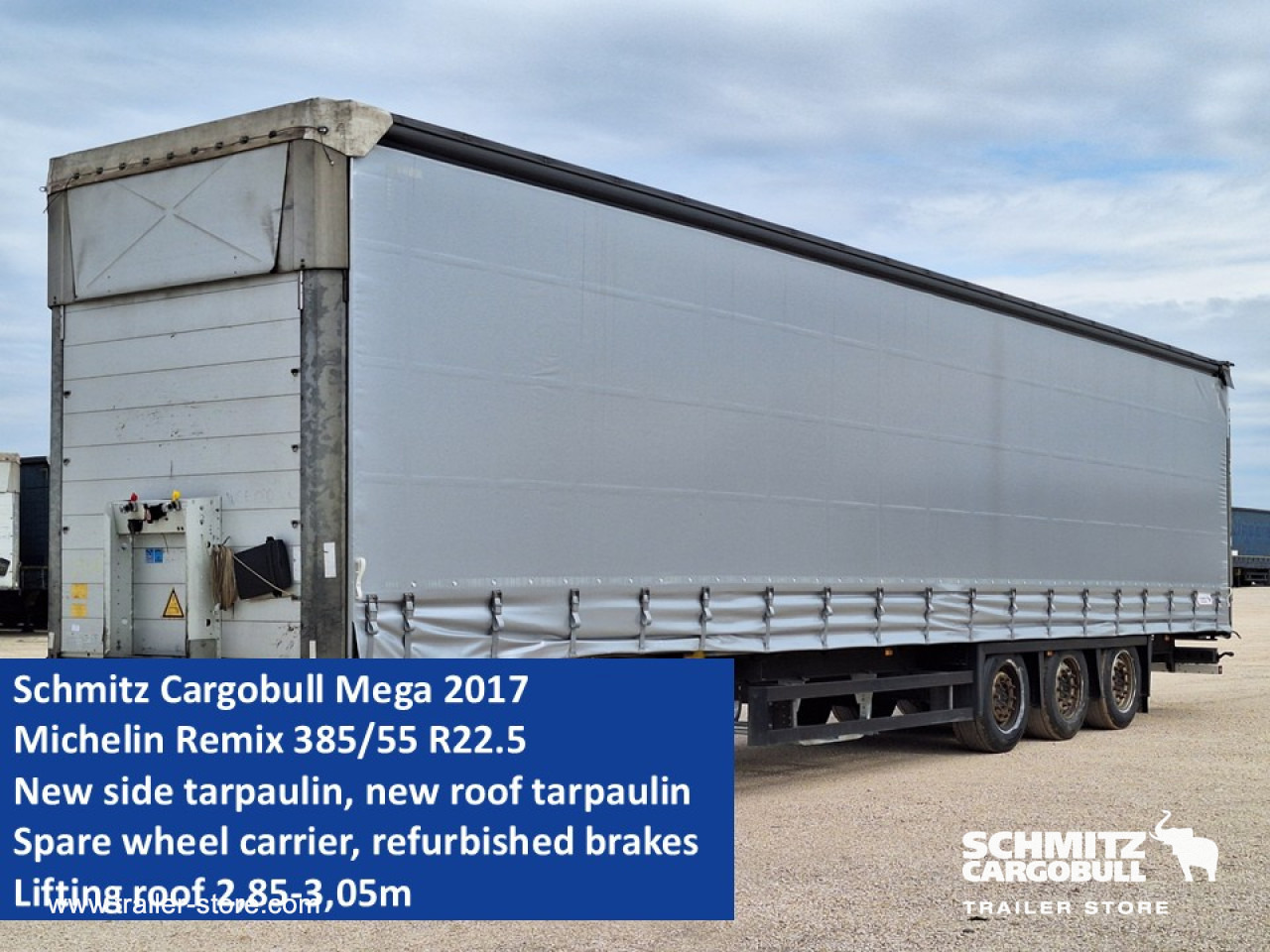 SCHMITZ Curtainsider Mega - Curtainsider semi-trailer: picture 1 SCHMITZ Curtainsider Mega - Curtainsider semi-trailer: picture 1