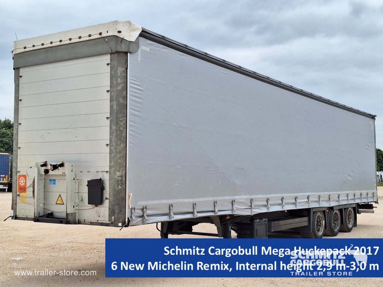SCHMITZ Curtainsider Mega - Curtainsider semi-trailer: picture 1 SCHMITZ Curtainsider Mega - Curtainsider semi-trailer: picture 1