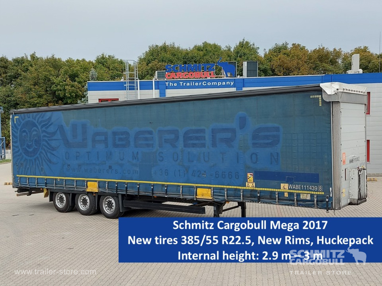 SCHMITZ Tolóponyva Mega - Curtainsider semi-trailer: picture 1 SCHMITZ Tolóponyva Mega - Curtainsider semi-trailer: picture 1