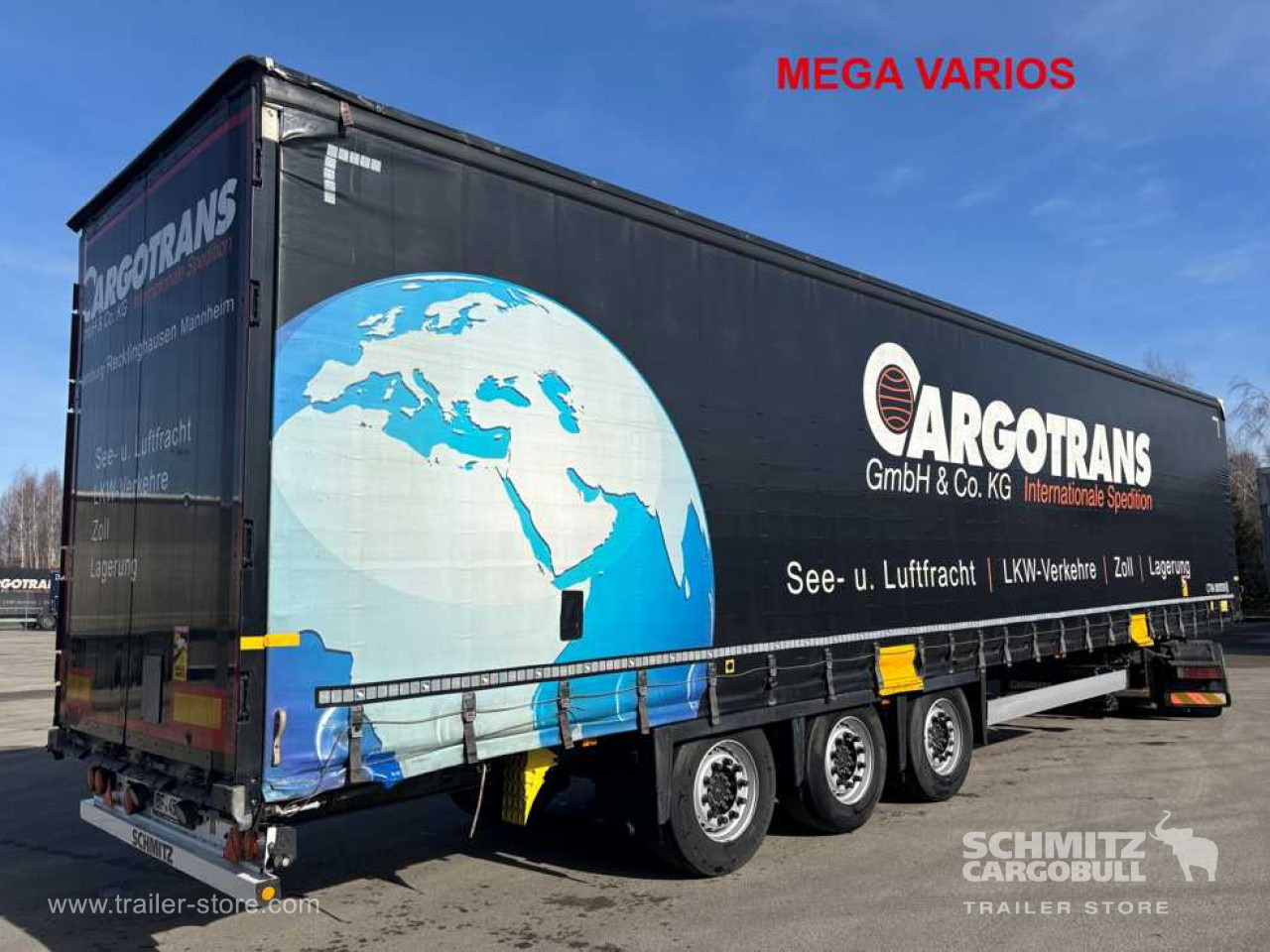 SCHMITZ Curtainsider Mega - Curtainsider semi-trailer: picture 1 SCHMITZ Curtainsider Mega - Curtainsider semi-trailer: picture 1