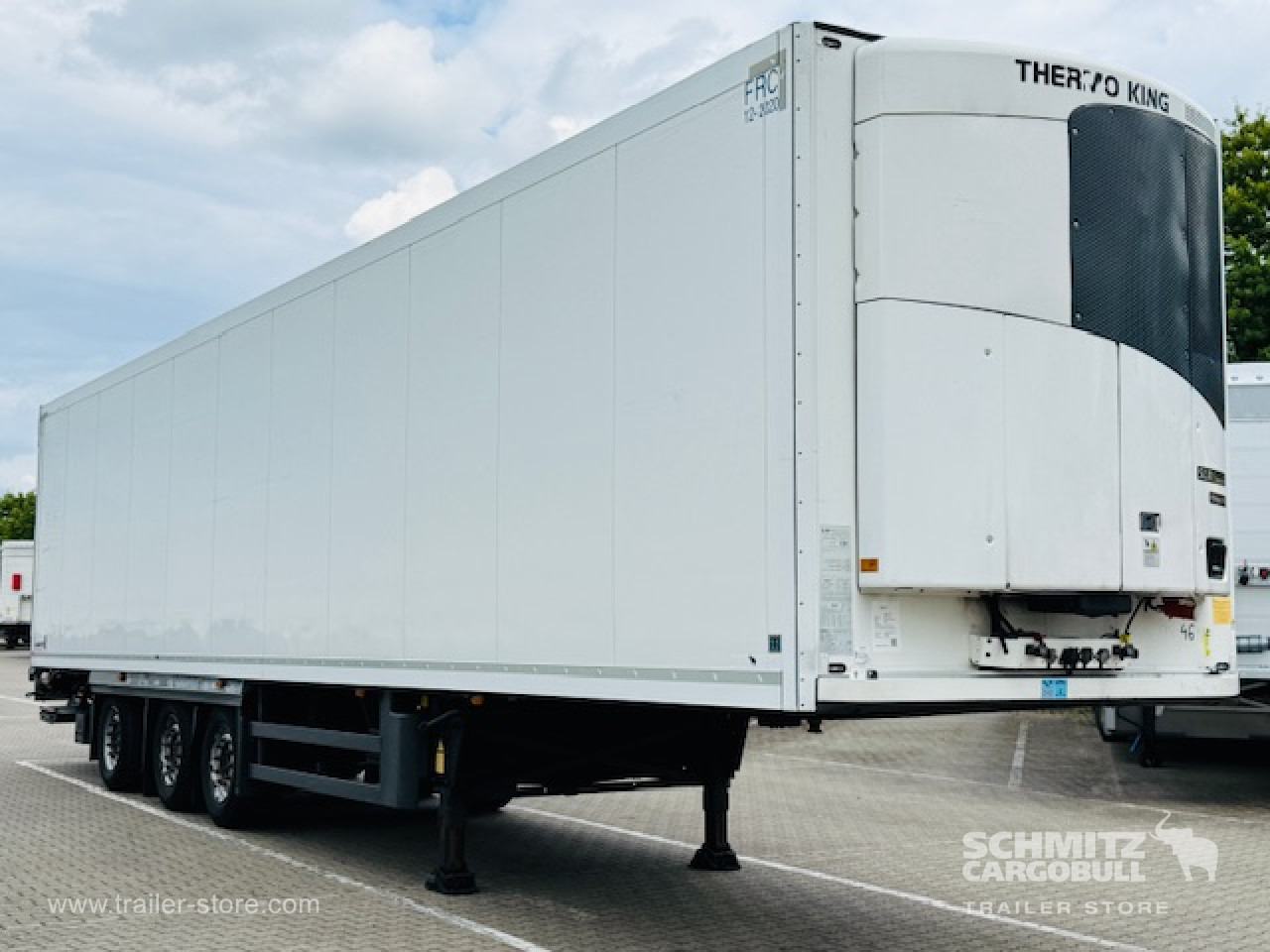 Isothermal semi-trailer SCHMITZ Oplegger Vries Multitemp Taillift: picture 11