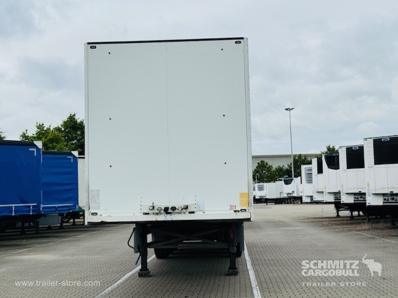 Isothermal semi-trailer SCHMITZ Oplegger Vries Standard Taillift: picture 15