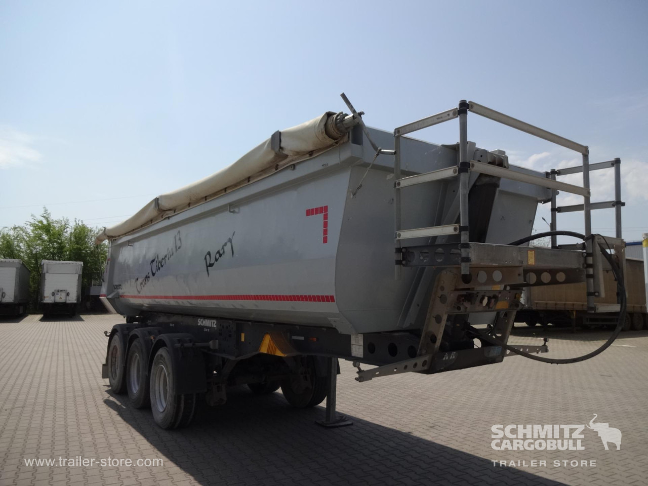SCHMITZ Tipper Steel half pipe body 24m³ - Tipper semi-trailer: picture 5 SCHMITZ Tipper Steel half pipe body 24m³ - Tipper semi-trailer: picture 5