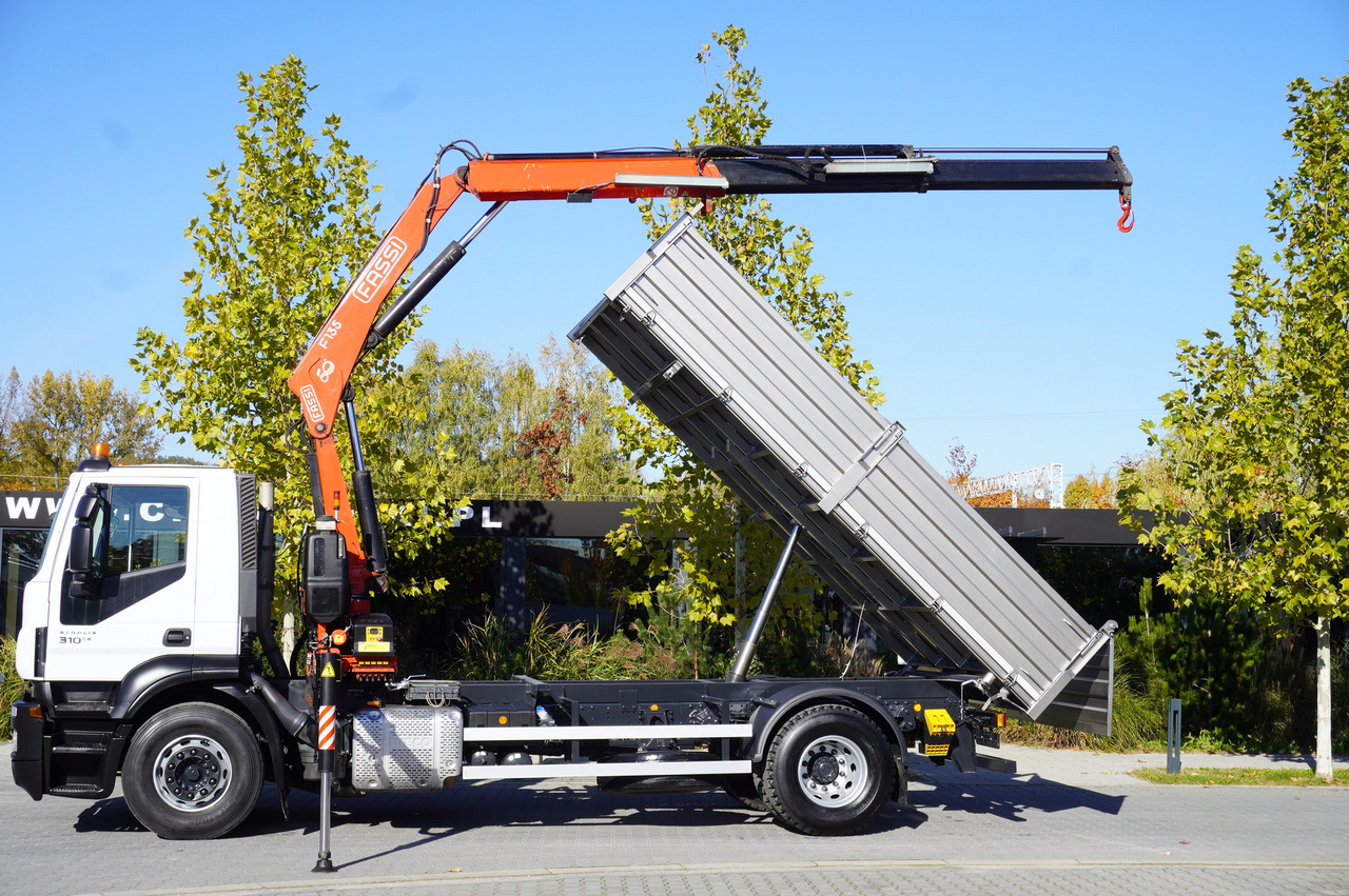 IVECO Stralis 310 E6 / NEW 3-sided tipper / Fassi F135 crane with remote control - Mobile crane: picture 4 IVECO Stralis 310 E6 / NEW 3-sided tipper / Fassi F135 crane with remote control - Mobile crane: picture 4
