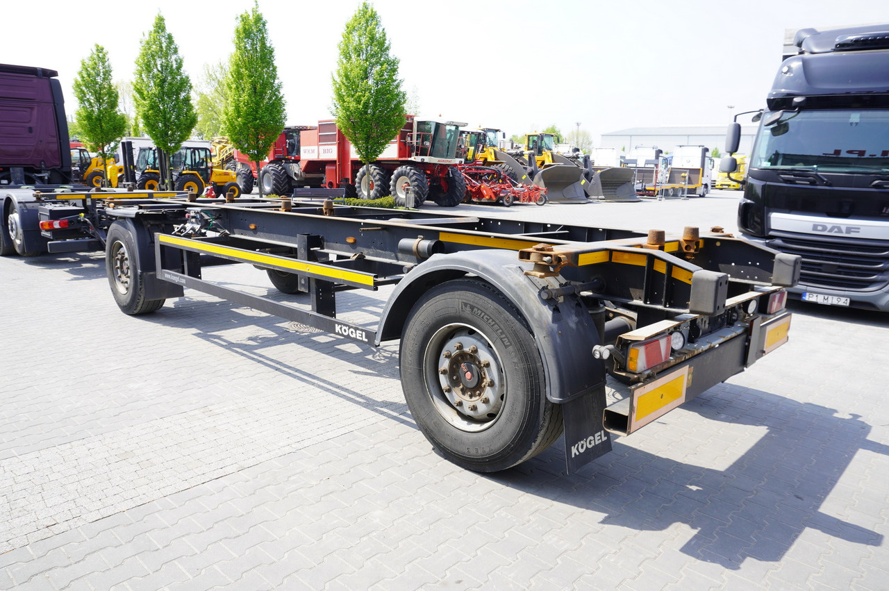 KOGEL AWE 18, two-axle, BDF, 7.5m chassis , air suspension, SAF axles - Chassis trailer: picture 4 KOGEL AWE 18, two-axle, BDF, 7.5m chassis , air suspension, SAF axles - Chassis trailer: picture 4