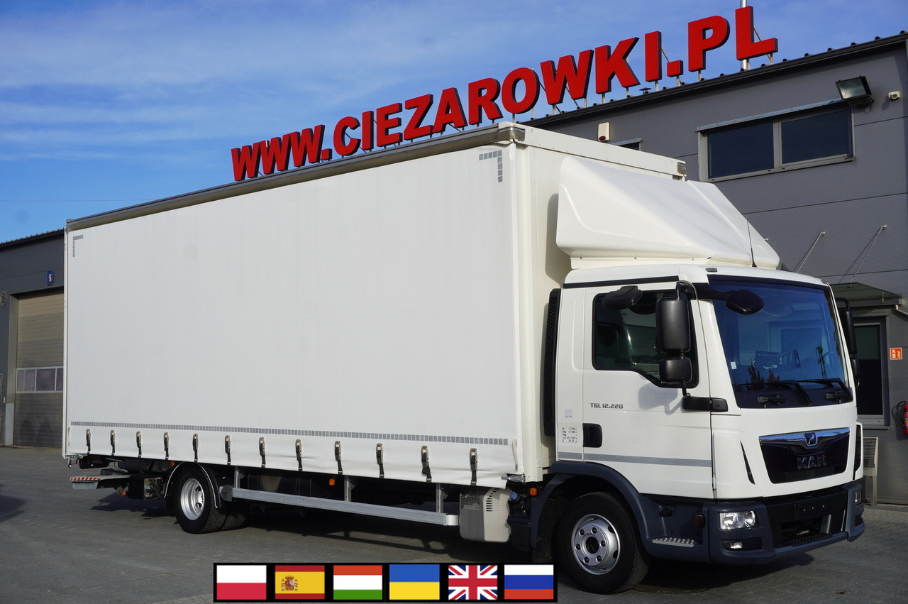 MAN TGL 12.220 / Curtainsider 19 EPAL / 140 tho. km - Curtainsider truck: picture 1 MAN TGL 12.220 / Curtainsider 19 EPAL / 140 tho. km - Curtainsider truck: picture 1