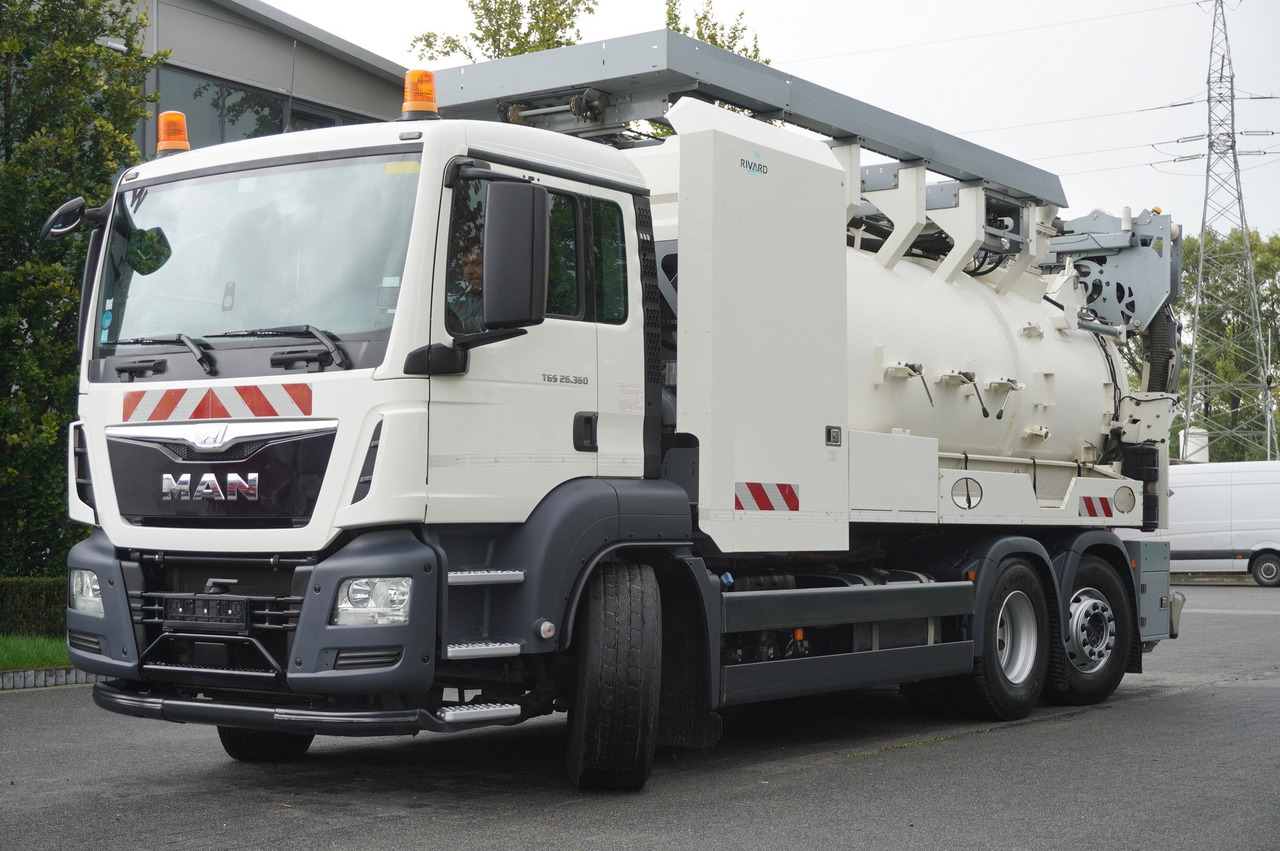 MAN TGS 26.360 E6 / RIVARD sewage cleaner 18 m3 / 90 tho. km / steering axle / 2 units - Vacuum truck: picture 2 MAN TGS 26.360 E6 / RIVARD sewage cleaner 18 m3 / 90 tho. km / steering axle / 2 units - Vacuum truck: picture 2