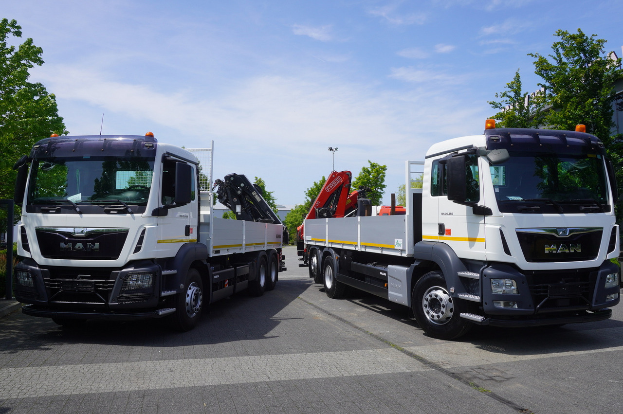 Dropside/ Flatbed truck, Crane truck MAN TGS 26.360 Flatbed / Fassi F175 7.7 T / steered 3rd axle: picture 30 Dropside/ Flatbed truck, Crane truck MAN TGS 26.360 Flatbed / Fassi F175 7.7 T / steered 3rd axle: picture 30