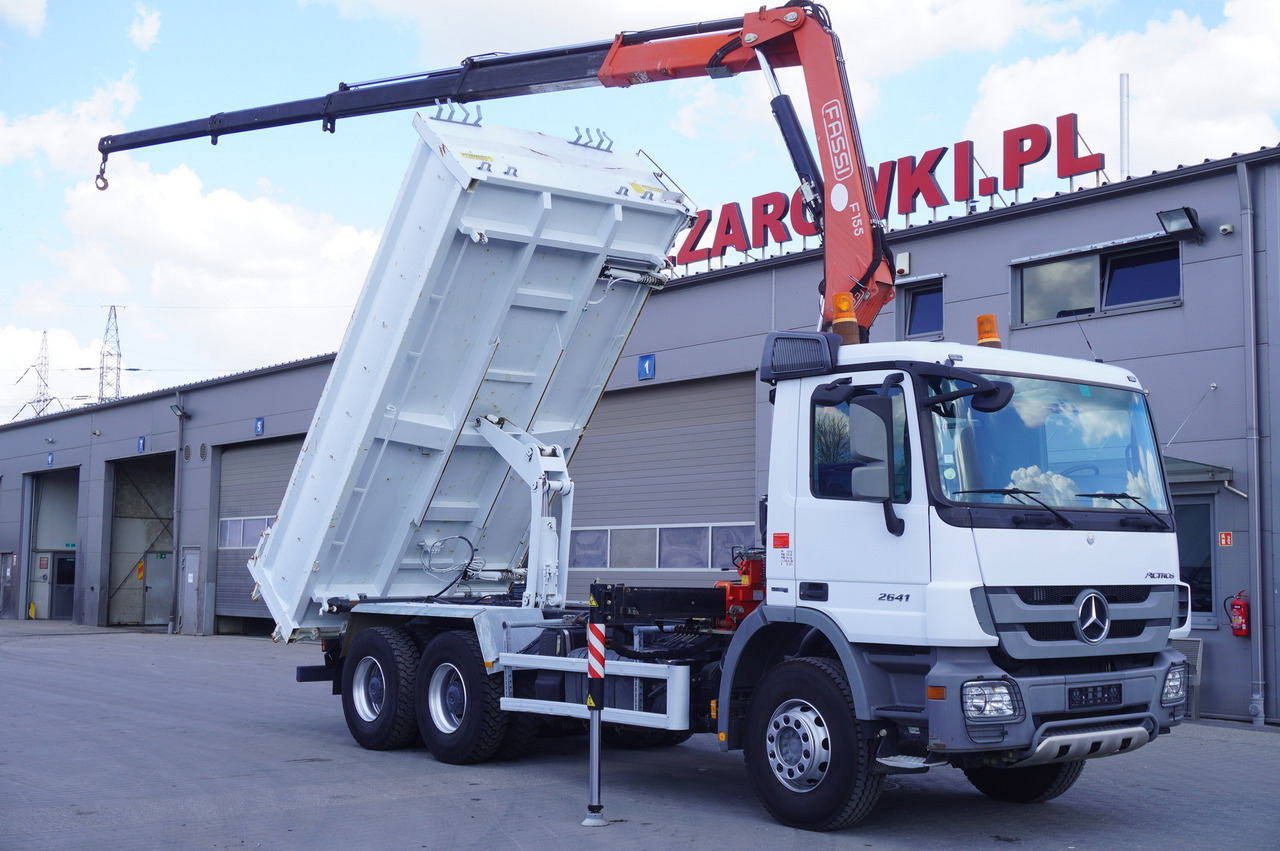 MERCEDES-BENZ Actros 2641 6×4 E5 / Crane / Dumper / 110000 km - Crane truck, Crane truck: picture 1 MERCEDES-BENZ Actros 2641 6×4 E5 / Crane / Dumper / 110000 km - Crane truck, Crane truck: picture 1