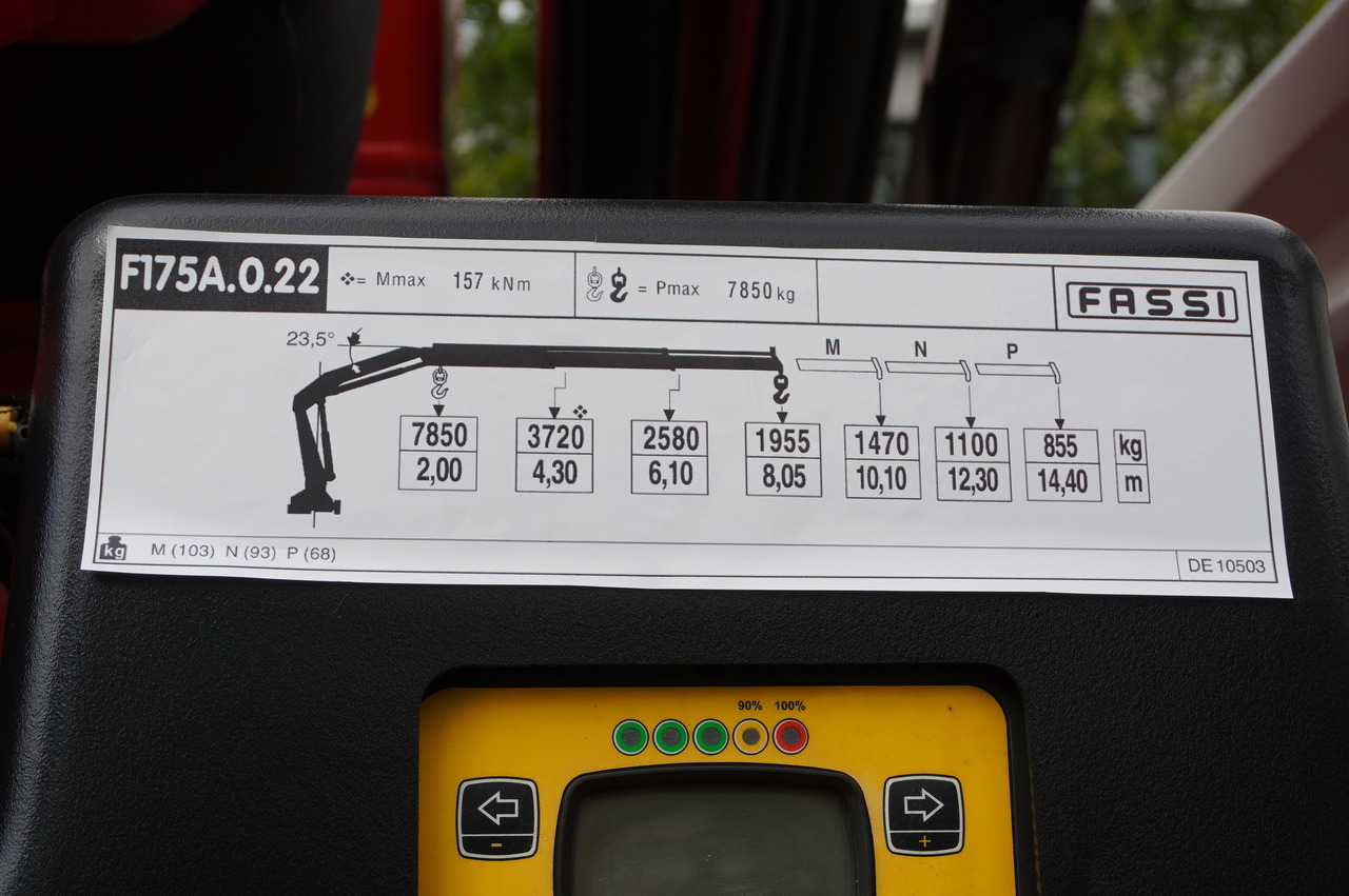 Tipper, Crane truck RENAULT K380 6×4 / FASSI F175 crane 7.85 t / 120 thousand km! / 2-sided tipper: picture 15 Tipper, Crane truck RENAULT K380 6×4 / FASSI F175 crane 7.85 t / 120 thousand km! / 2-sided tipper: picture 15