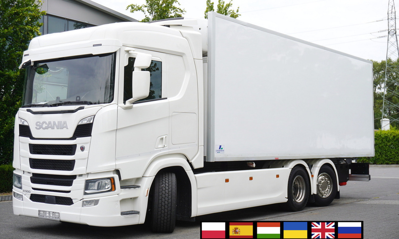 SCANIA R500 / Lecapitaine refrigerator / Carrier Supra 950 / steered 3rd axle - Refrigerator truck: picture 1 SCANIA R500 / Lecapitaine refrigerator / Carrier Supra 950 / steered 3rd axle - Refrigerator truck: picture 1