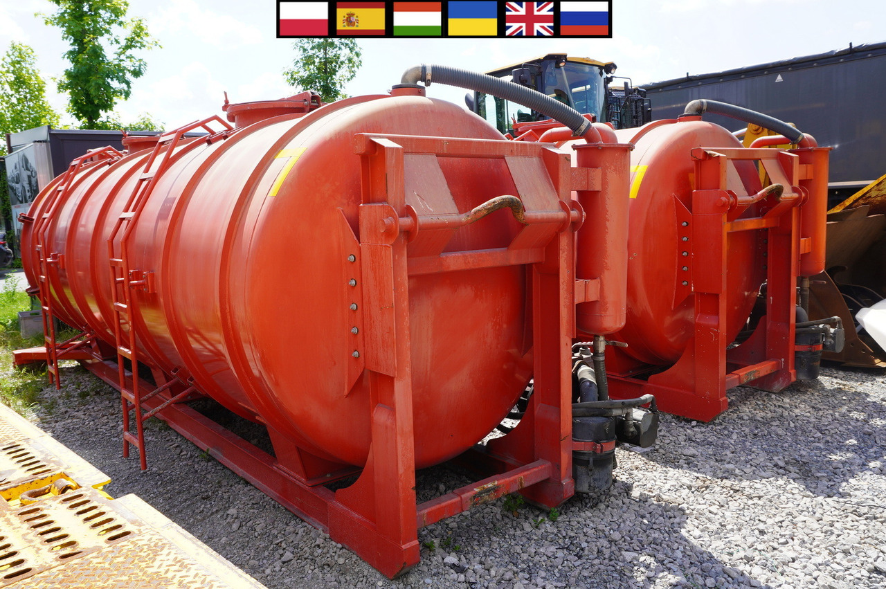 New Hook lift/ Skip loader system STAL UNUSED Septic barrel / 13000 l: picture 1