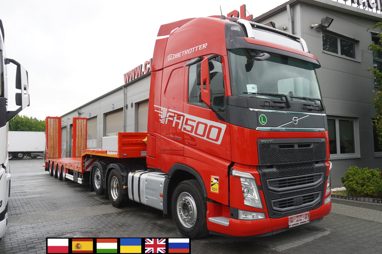 VOLVO FH 500 / BRAND-NEW Kässbohrer LB3E low-bed semi-trailer / 500 HP - Autotransporter truck: picture 1 VOLVO FH 500 / BRAND-NEW Kässbohrer LB3E low-bed semi-trailer / 500 HP - Autotransporter truck: picture 1