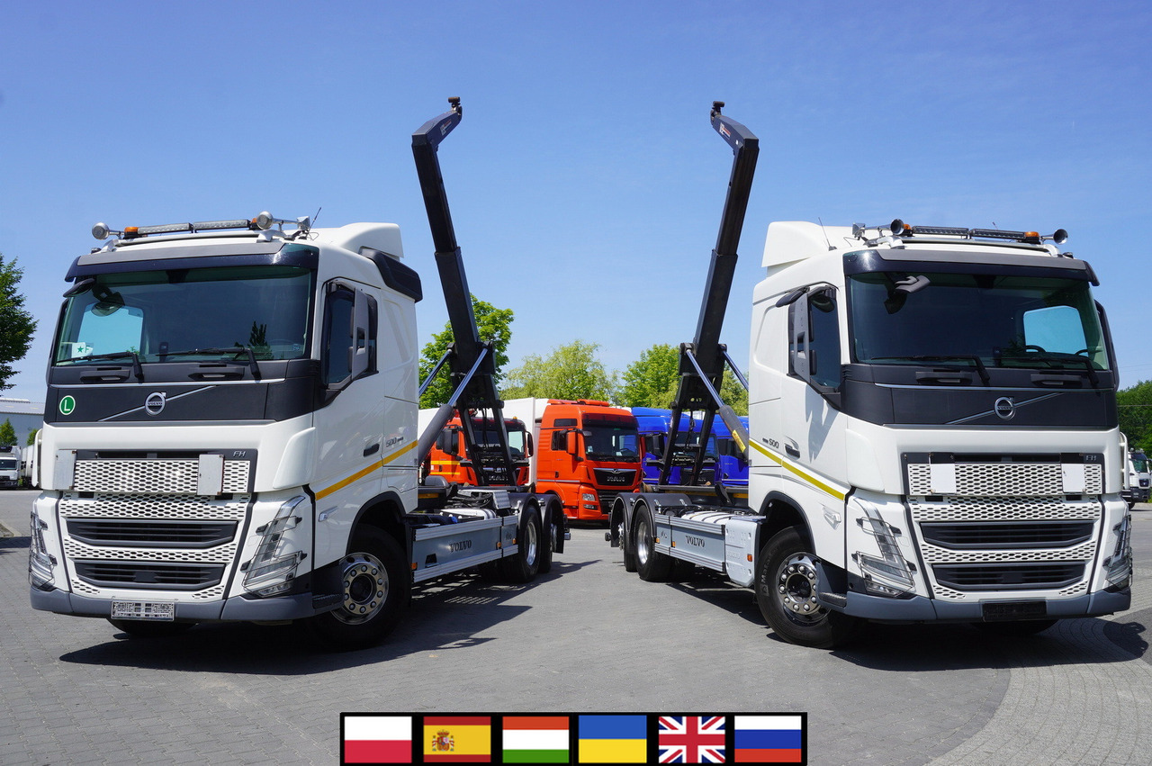 Hook lift truck VOLVO FH 500 / VDL hooklift 21 tons / 2022 / steering 3d axle / 2 units: picture 1