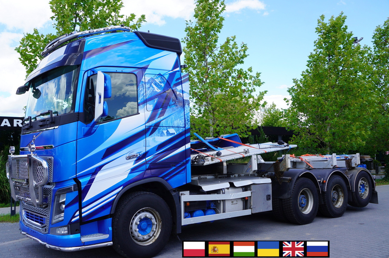 VOLVO FH16 750 8x4 / ALUCAR stanchion superstructure / 7.6 m chassis / Steered axle - Cab chassis truck: picture 1 VOLVO FH16 750 8x4 / ALUCAR stanchion superstructure / 7.6 m chassis / Steered axle - Cab chassis truck: picture 1