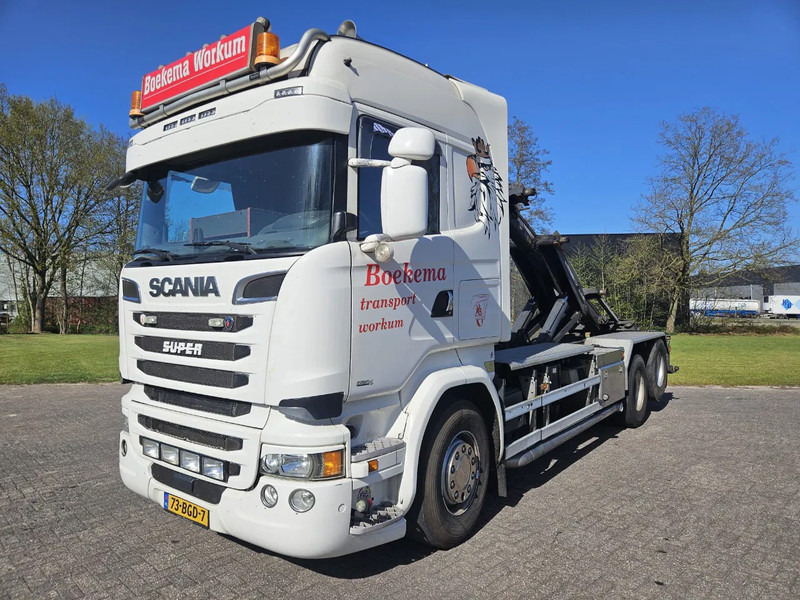Container transporter/ Swap body truck Scania R520 6X2 Retarder King o/t Road V8: picture 6