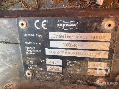 DOOSAN DX85R-3 - Crawler excavator: picture 5 DOOSAN DX85R-3 - Crawler excavator: picture 5