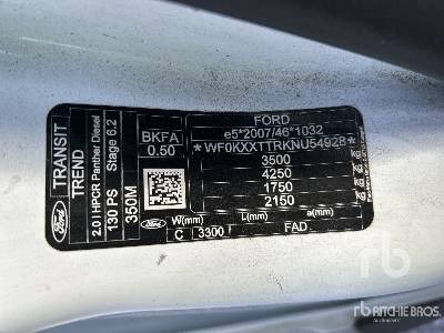 FORD TRANSIT COSTUM Trend 2.0L HPCR - 350M 4x2 8 - Panel van: picture 5 FORD TRANSIT COSTUM Trend 2.0L HPCR - 350M 4x2 8 - Panel van: picture 5