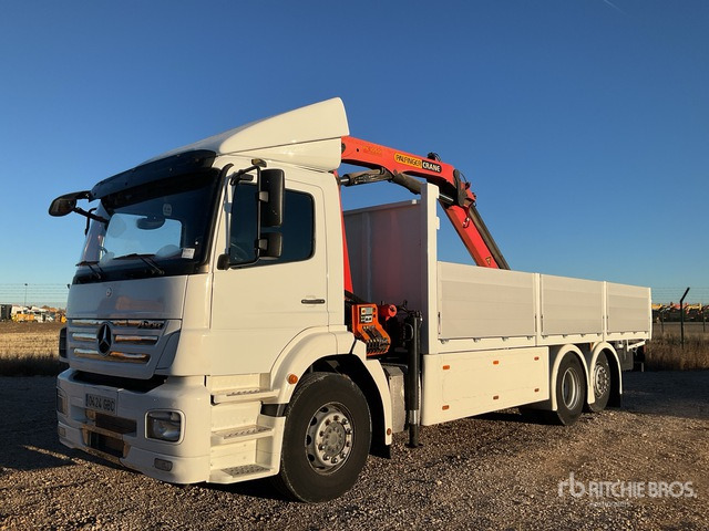 2008 Mercedes-Benz 2533L 2007 Palfinger PK10501 Articula ... Flatbed Truck with Crane - Dropside/ Flatbed truck, Crane truck: picture 1 2008 Mercedes-Benz 2533L 2007 Palfinger PK10501 Articula ... Flatbed Truck with Crane - Dropside/ Flatbed truck, Crane truck: picture 1