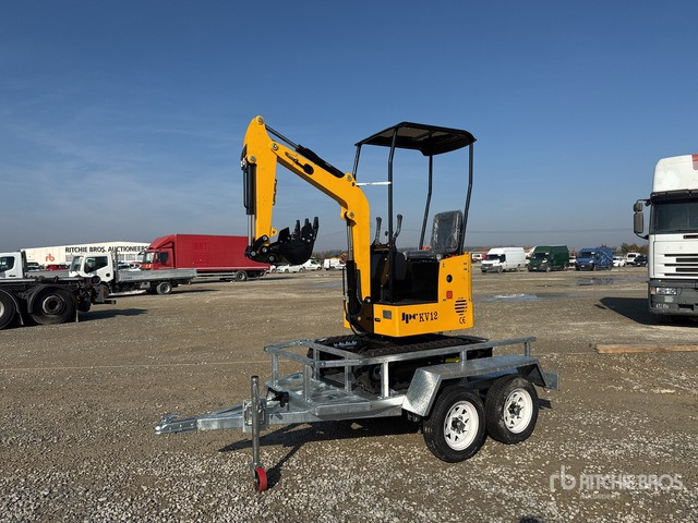 2025 JPC KV12 on Trailer (Unused) Mini Excavator: <6.6t - Mini excavator: picture 1 2025 JPC KV12 on Trailer (Unused) Mini Excavator: <6.6t - Mini excavator: picture 1