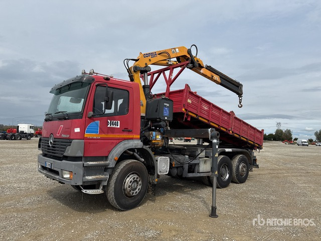 Mercedes-Benz Atego 1828 Dump Truck with Crane - Tipper, Crane truck: picture 2 Mercedes-Benz Atego 1828 Dump Truck with Crane - Tipper, Crane truck: picture 2