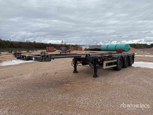 2012 Fruehauf D.0033.06.02 Tri/A Remorque Porte-Conteneur ... Container Trailer - Container transporter/ Swap body trailer: picture 1 2012 Fruehauf D.0033.06.02 Tri/A Remorque Porte-Conteneur ... Container Trailer - Container transporter/ Swap body trailer: picture 1