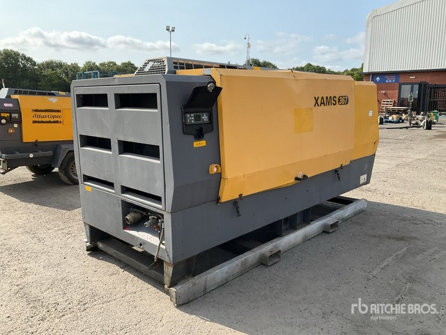 2015 Atlas Copco XAMS367 Skid-Mounted Air Compressor - Air compressor: picture 1 2015 Atlas Copco XAMS367 Skid-Mounted Air Compressor - Air compressor: picture 1