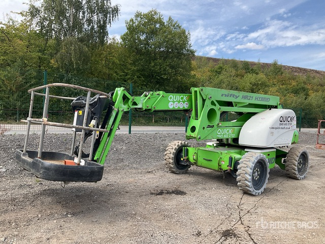 2015 Nifty HR21 4WD Hybrid Articulating Boom Lift - Articulated boom: picture 2 2015 Nifty HR21 4WD Hybrid Articulating Boom Lift - Articulated boom: picture 2
