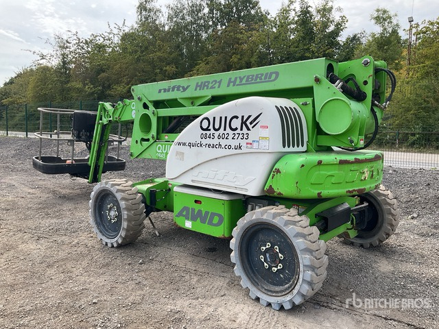2015 Nifty HR21 4WD Hybrid Articulating Boom Lift - Articulated boom: picture 3 2015 Nifty HR21 4WD Hybrid Articulating Boom Lift - Articulated boom: picture 3