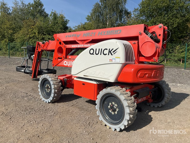 2017 Nifty HR21 4WD Hybrid Articulating Boom Lift - Articulated boom: picture 4 2017 Nifty HR21 4WD Hybrid Articulating Boom Lift - Articulated boom: picture 4