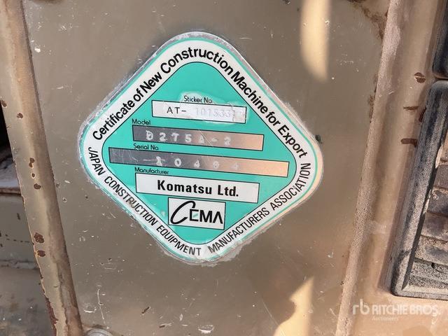 2005 Komatsu D275A-2 - Bulldozer: picture 4 2005 Komatsu D275A-2 - Bulldozer: picture 4