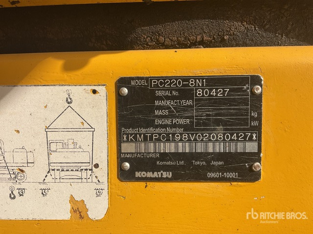 2010 Komatsu PC220-8N1 - Crawler excavator: picture 2 2010 Komatsu PC220-8N1 - Crawler excavator: picture 2