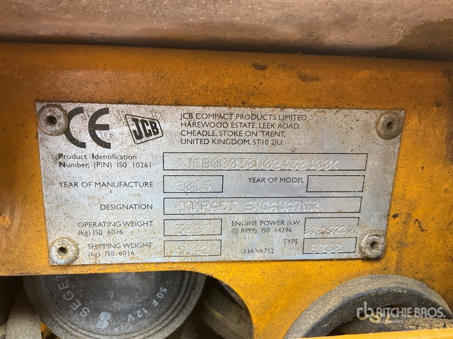 2016 JCB 8030 - Mini excavator: picture 2 2016 JCB 8030 - Mini excavator: picture 2