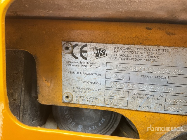 2016 JCB 8030 - Mini excavator: picture 3 2016 JCB 8030 - Mini excavator: picture 3