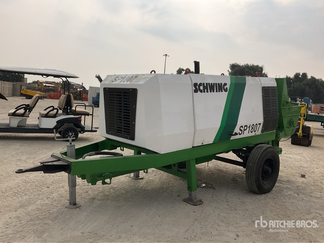 2024 Schwing SP1807 RMC Portable Concrete Pump - Stationary concrete pump: picture 1 2024 Schwing SP1807 RMC Portable Concrete Pump - Stationary concrete pump: picture 1