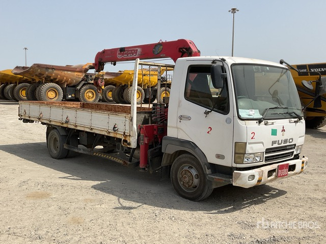 Mitsubishi KK-FK71HJ - Dropside/ Flatbed truck, Crane truck: picture 1 Mitsubishi KK-FK71HJ - Dropside/ Flatbed truck, Crane truck: picture 1