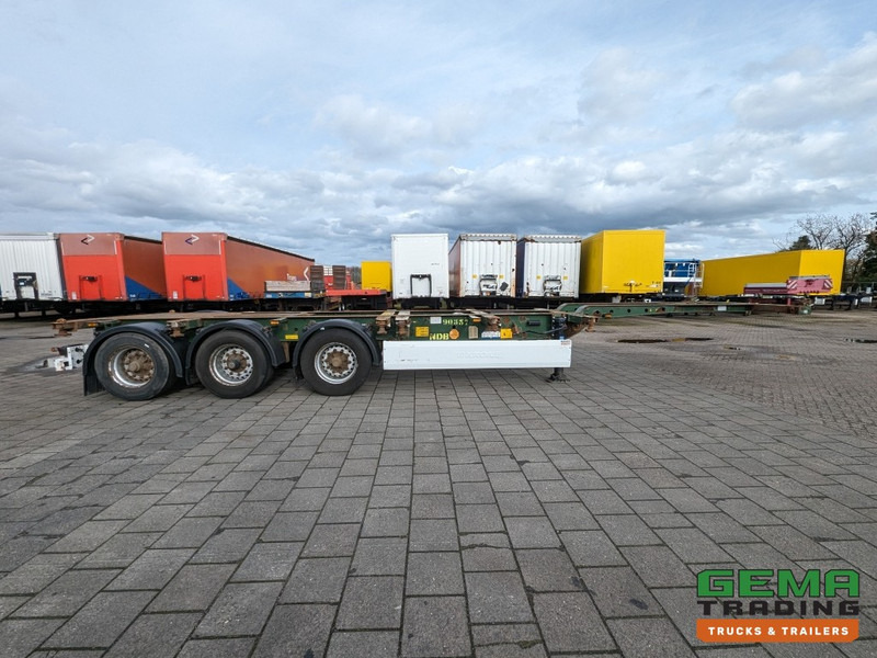 Container transporter/ Swap body semi-trailer Krone SD 27 3-Assen BPW RearSlider - DrumBrakes - 5280kg: picture 15