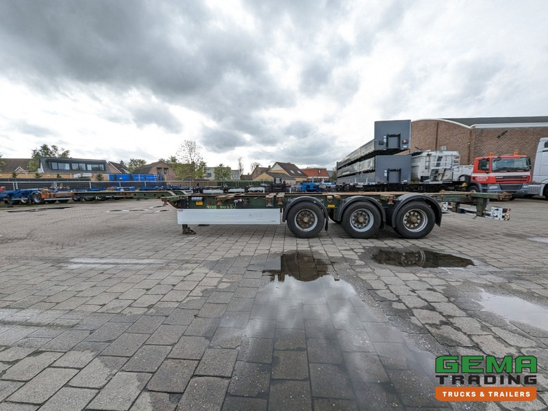 Container transporter/ Swap body semi-trailer Krone SD 27 3-Assen BPW RearSlider - DrumBrakes - 5280kg: picture 16