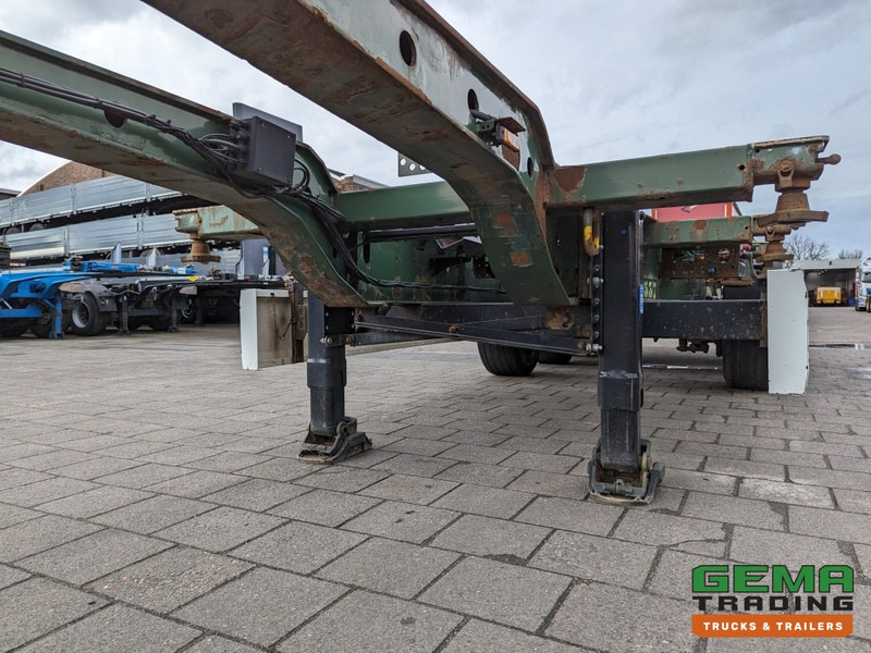 Container transporter/ Swap body semi-trailer Krone SD 27 3-Assen BPW RearSlider - DrumBrakes - 5280kg: picture 11