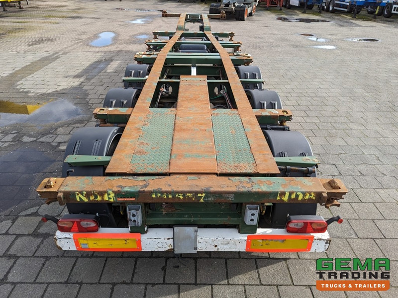 Container transporter/ Swap body semi-trailer Krone SD 27 3-Assen BPW RearSlider - DrumBrakes - 5280kg: picture 7