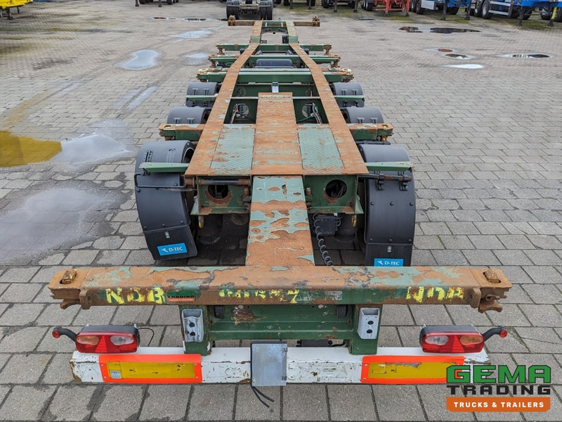 Container transporter/ Swap body semi-trailer Krone SD 27 3-Assen BPW RearSlider - DrumBrakes - 5280kg: picture 8