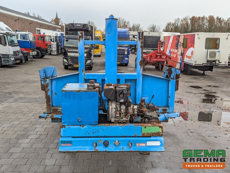 Container transporter/ Swap body semi-trailer Renders ROC 12-20CK 2-Assen BPW 20FT Kiepchassis - Hatz Dieselmotor - Trommelremmen - Luchtvering  (O2086): picture 6