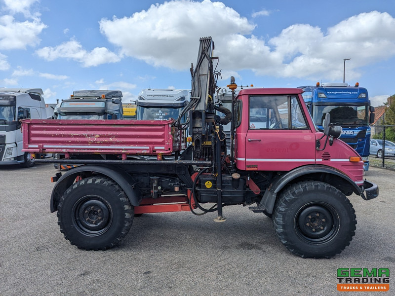 Crane truck Unimog 416/U1100 4x4 - Hiab PK4600A - Open laadbak - Lier - Vangmuil/trekhaak - Mercedes Benz: picture 11
