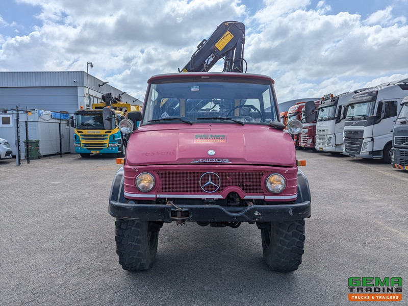 Crane truck Unimog 416/U1100 4x4 - Hiab PK4600A - Open laadbak - Lier - Vangmuil/trekhaak - Mercedes Benz: picture 7