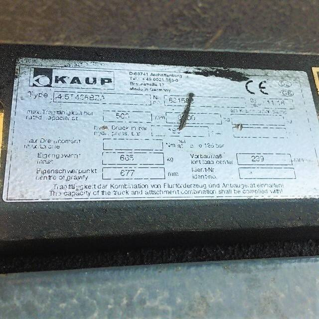 Kaup  Fork positioner with separate sideshift - Attachment: picture 1 Kaup  Fork positioner with separate sideshift - Attachment: picture 1