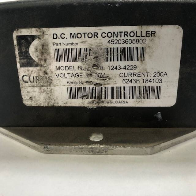 DC Motor control for Komatsu MWP18-1R - ECU for Material handling equipment: picture 3 DC Motor control for Komatsu MWP18-1R - ECU for Material handling equipment: picture 3