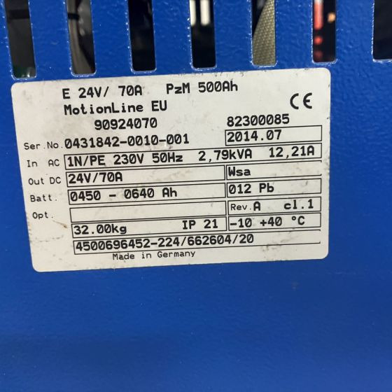 Electrical system for Material handling equipment Hawker E 24V/70A: picture 6